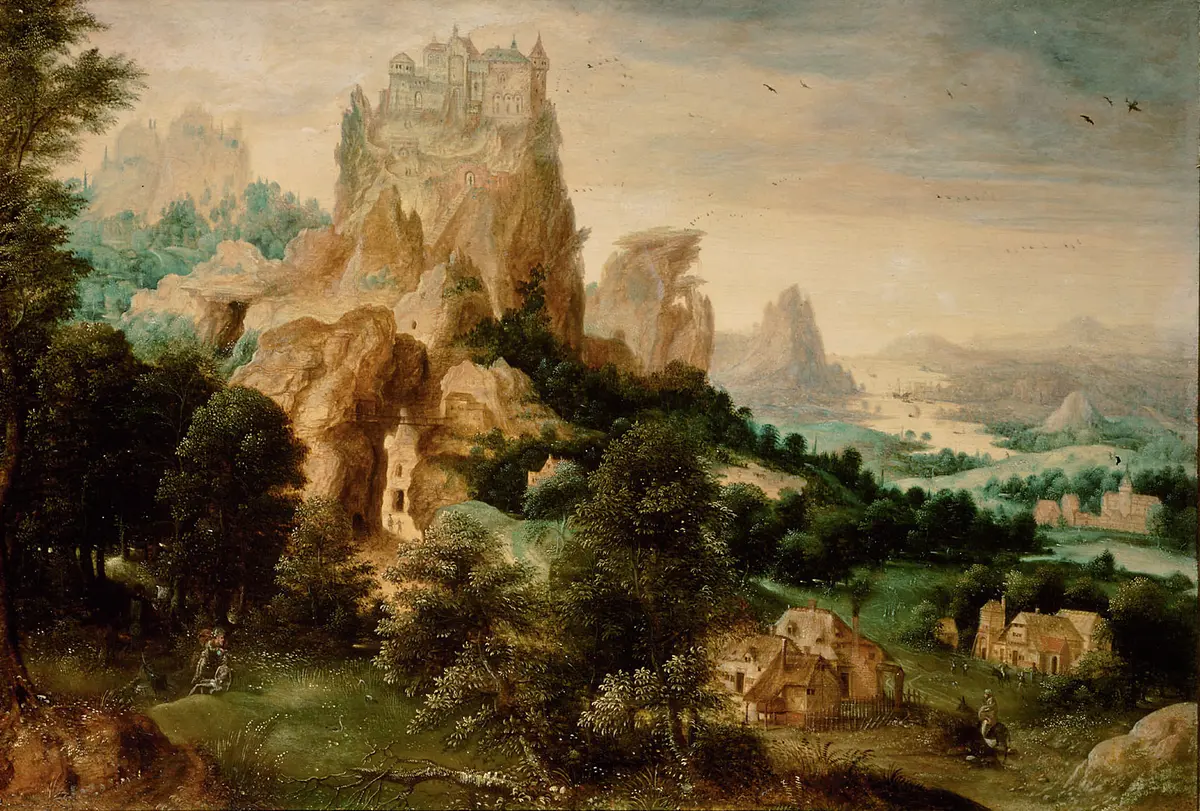 Landschaft mit dem Gleichnis vom Barmherzigen Samariter