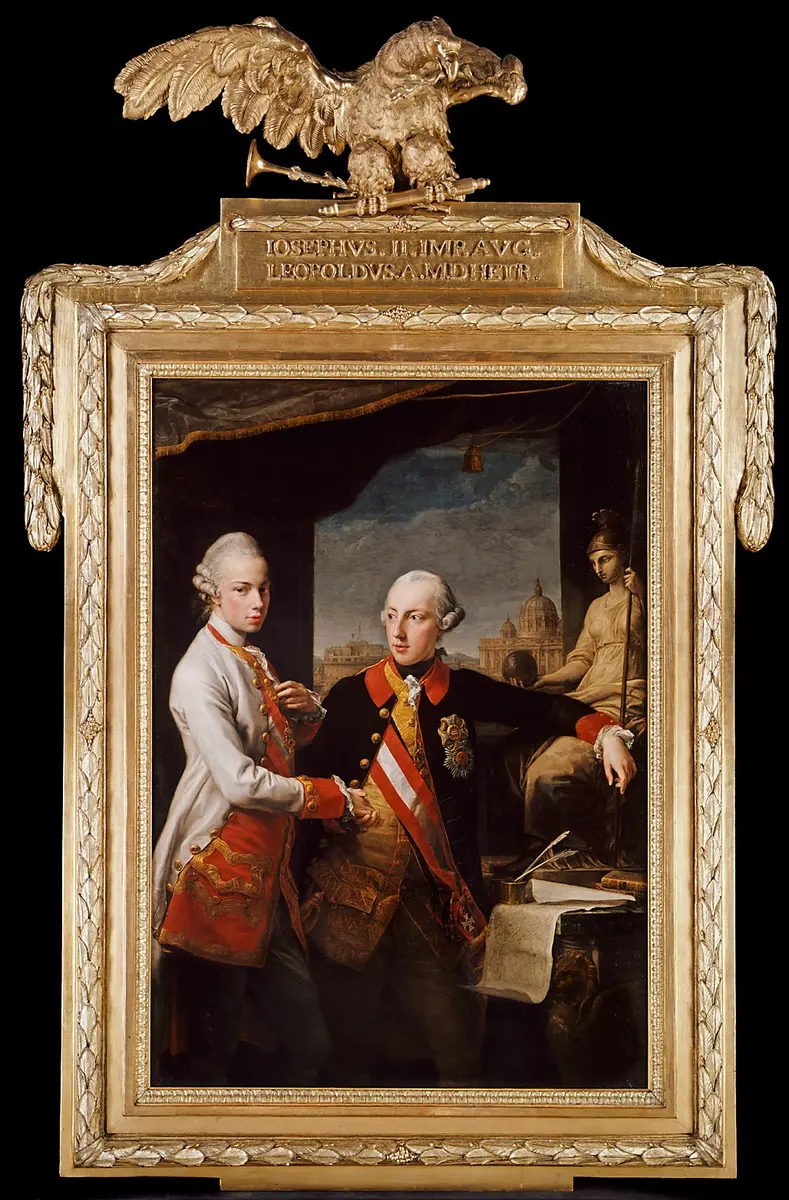 Kaiser Joseph II. (1741-1790) und Großherzog Pietro Leopoldo von Toskana (1747-1792)