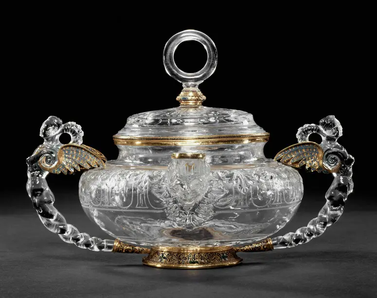 Two-handled Lidded Vessel