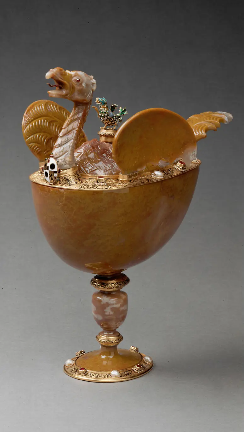 Ornamental Vessel in the Form of a Dragon