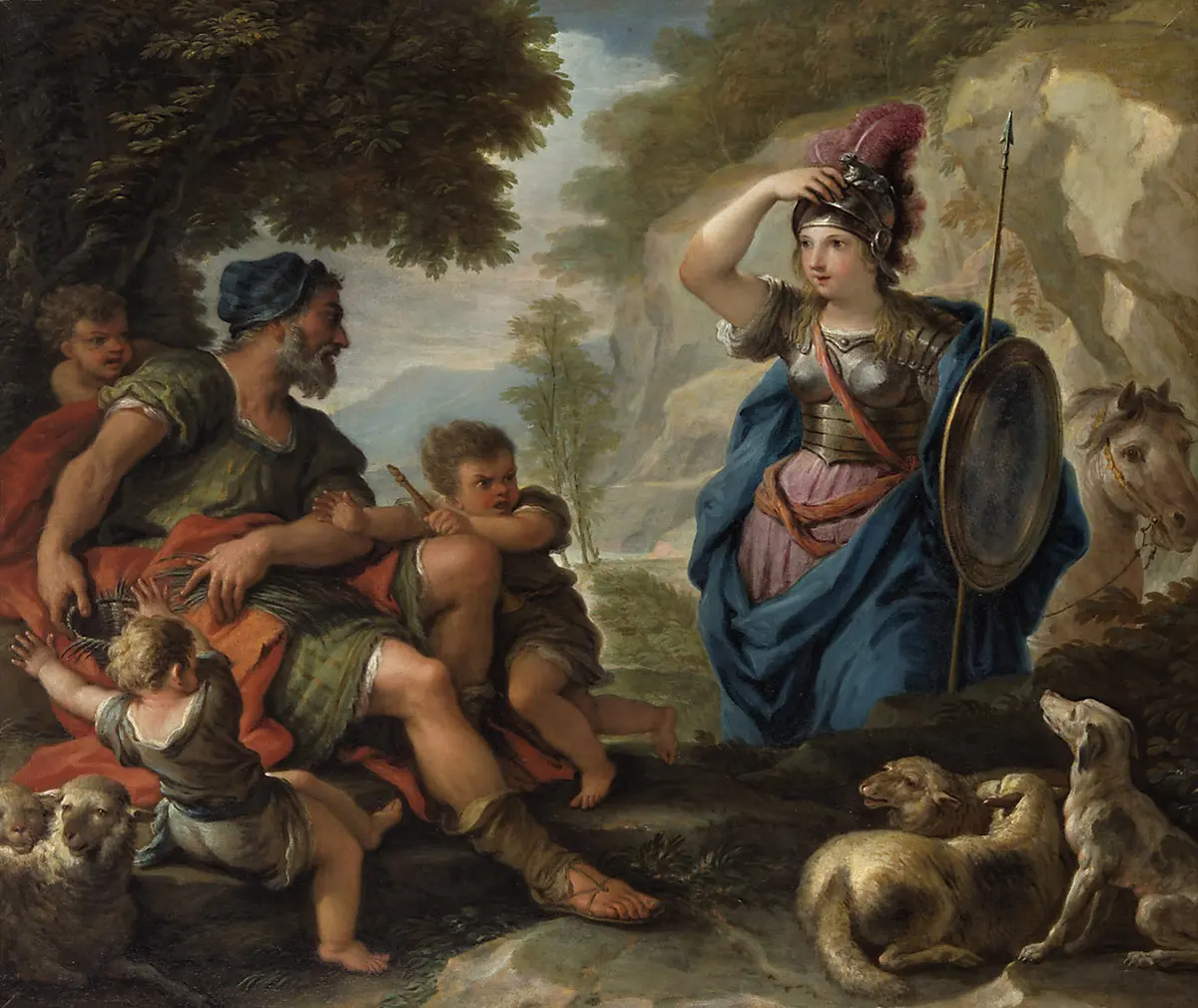 Erminia bei den Hirten