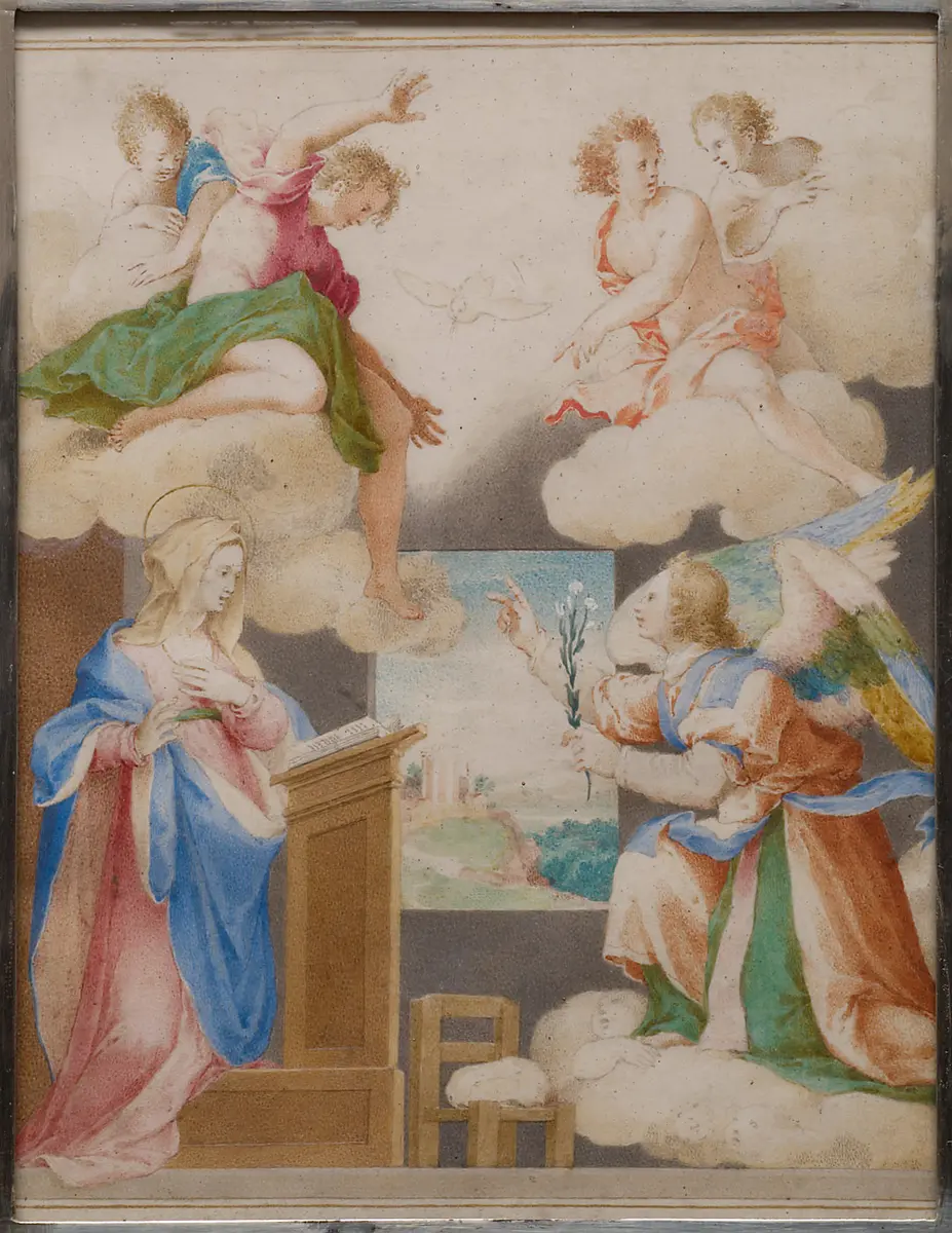 Altärchen mit der Verkündigung Mariae