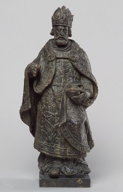 Kaiser (König) Ferdinand I., Statue, Statuette, Terracotta