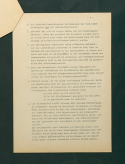Feuerlöschordnung für das Kunsthistorische Museum, Teil III: Schatzkammer