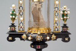 Ostensorium mit einem Dorn der Dornenkrone Christi