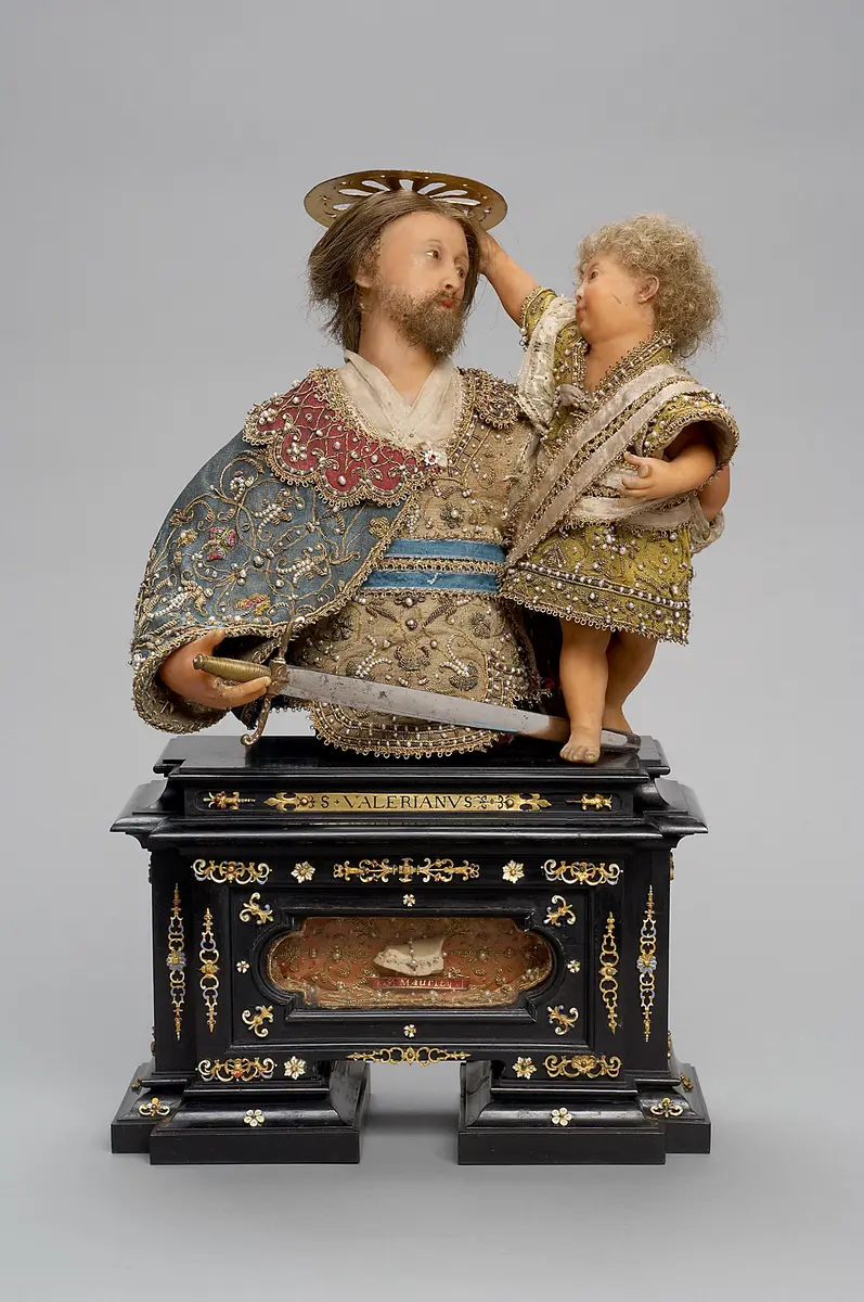 Wachsfigur des hl. Valerianus