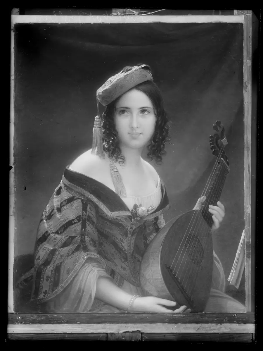 Lautenspielerin