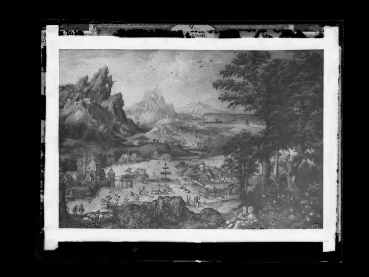 Landschaft mit Juda und Thamar
