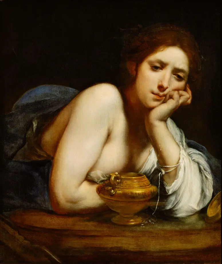 Büßende Maria Magdalena (Halbfigur)