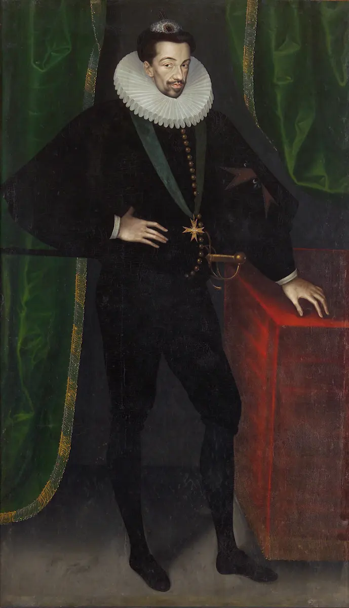 König Heinrich III. von Frankreich (1551-1589), in ganzer Figur