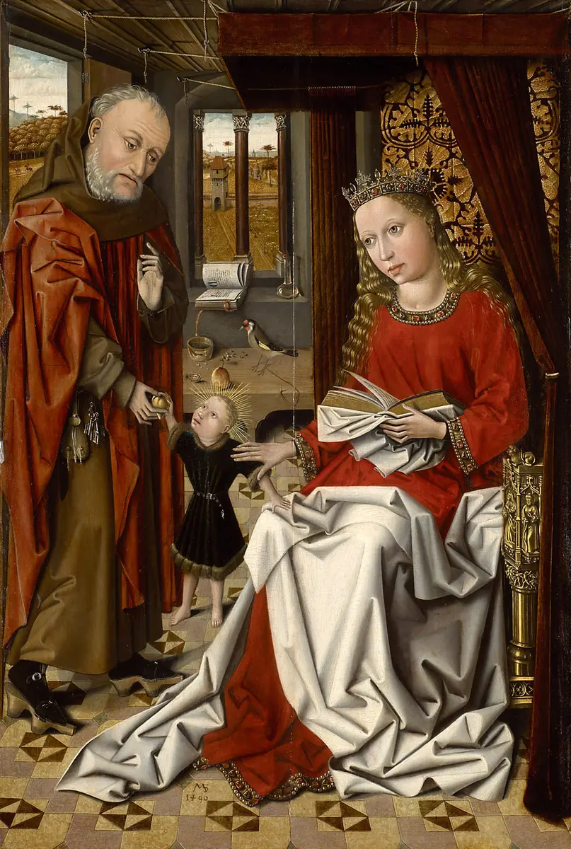 Heilige Familie im Gemach