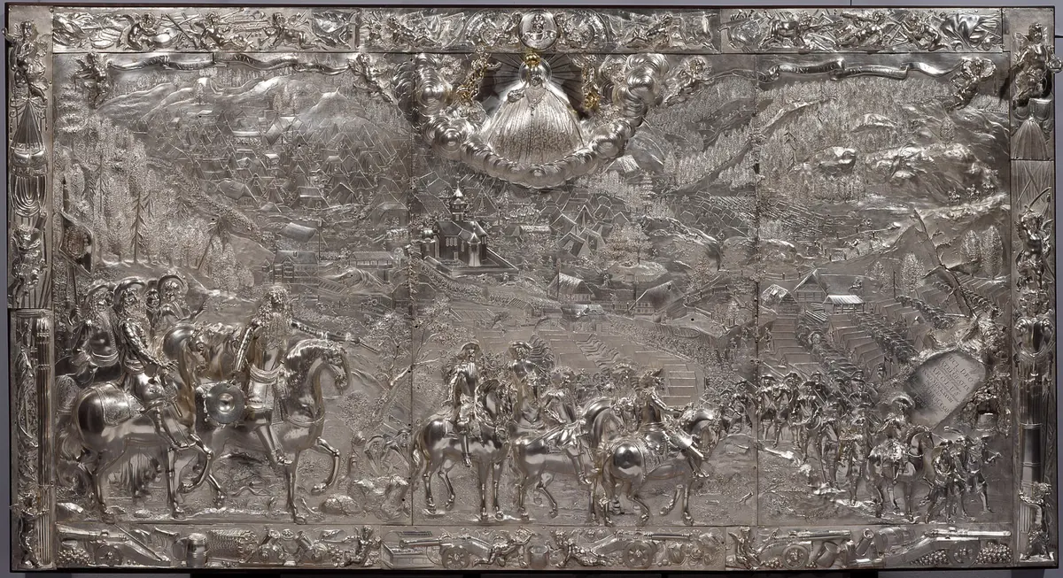 Votivtafel aus St. Blasien: Herzog Karl V. von Lothringen im Feldlager von Todtmoos