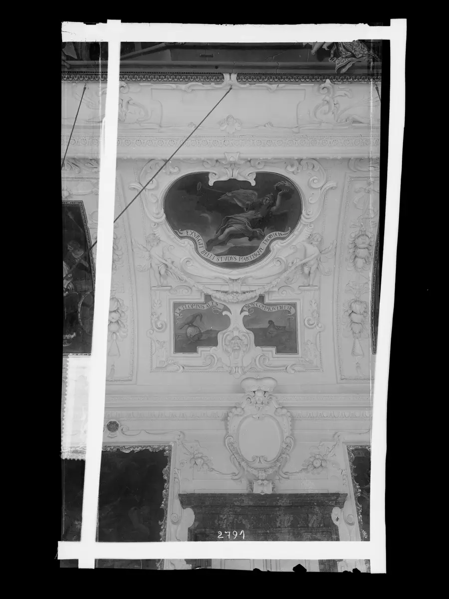 Planetensaal: Fama als Verkünderin der Friedenstaten