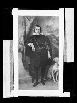 Filippo Francesco d'Este, Marchese di Lanzo (1621-1653) mit Hund