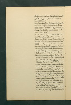 handschriftliche Dienstordnung für Museumsaufseher