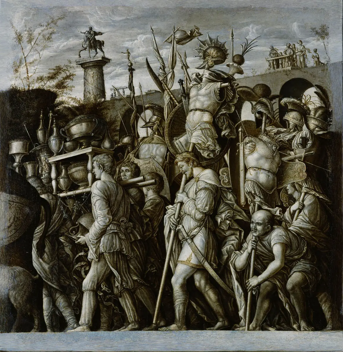 Triumphzug Cäsars: Neue Kriegsbeute (Harnischträger)