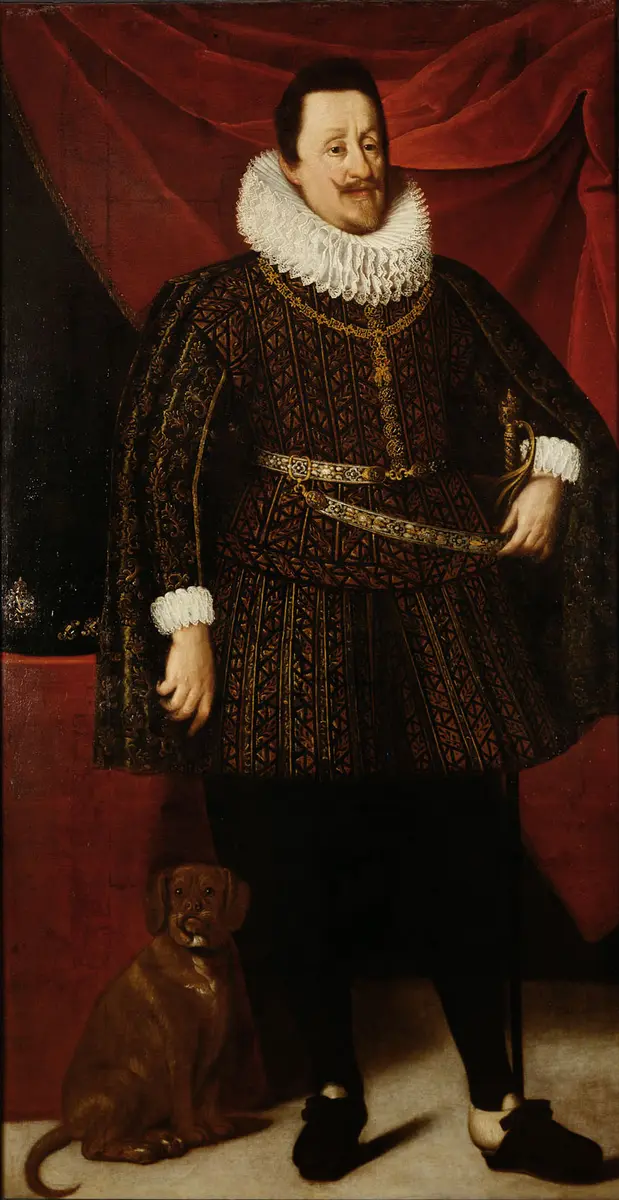 Kaiser Ferdinand II. (1578-1637) in ganzer Figur