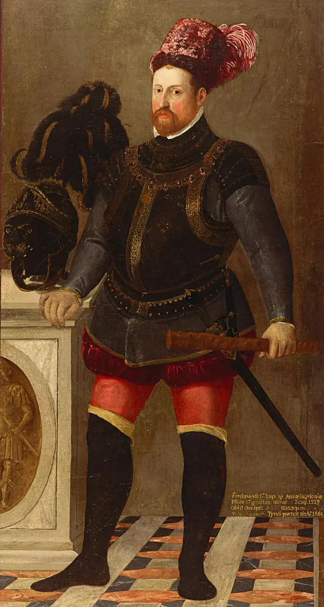 Erzherzog Ferdinand II. (1529-1595) im Löwenkopfharnisch