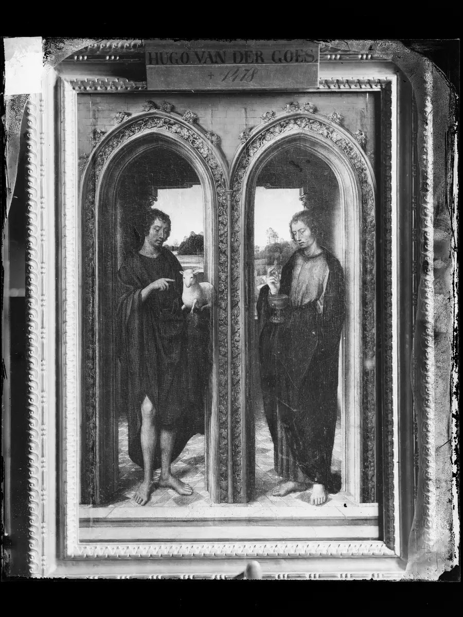 Innenflügel des Johannesaltärchen: Johannes der Täufer