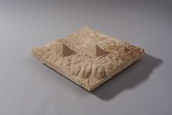 Modell des Giza-Plateaus mit Pyramiden