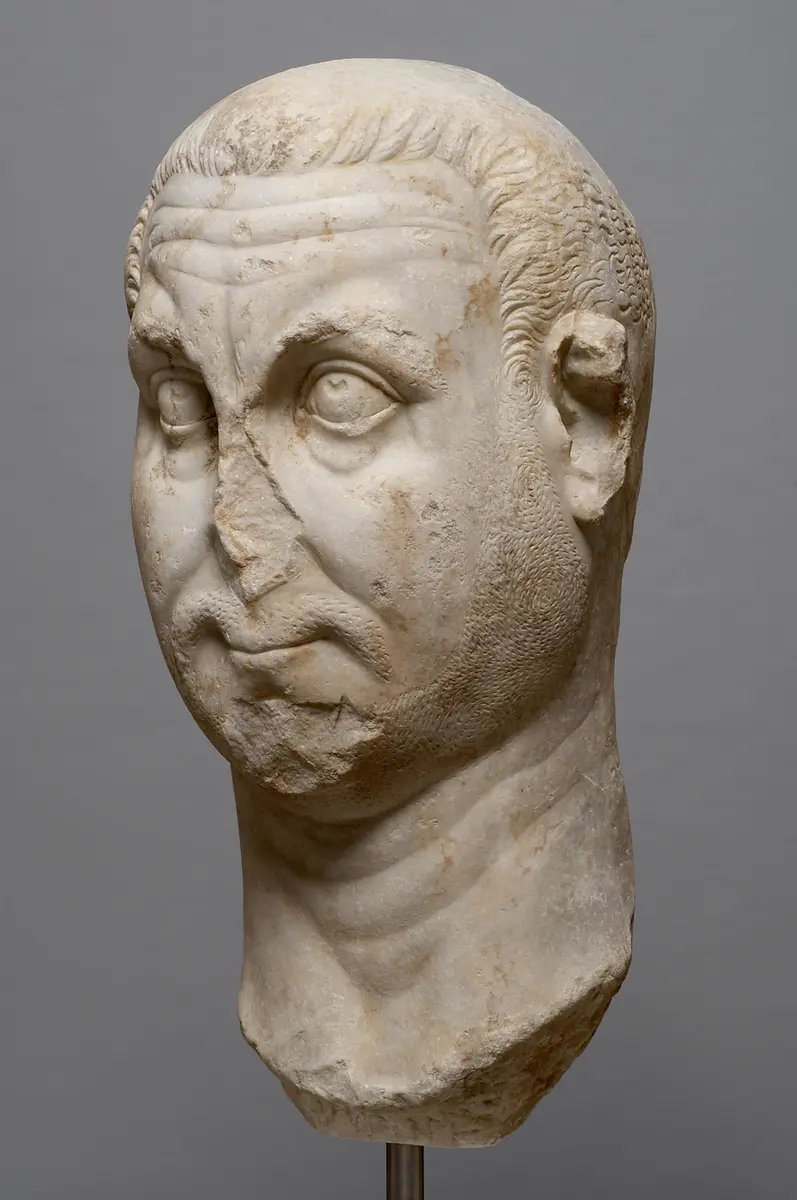 Kolossales Porträt: Kaiser Licinius
