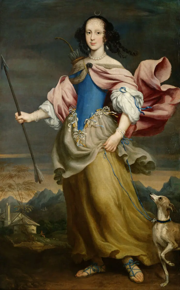 Erzherzogin Claudia Felicitas (1653-1676) als Diana