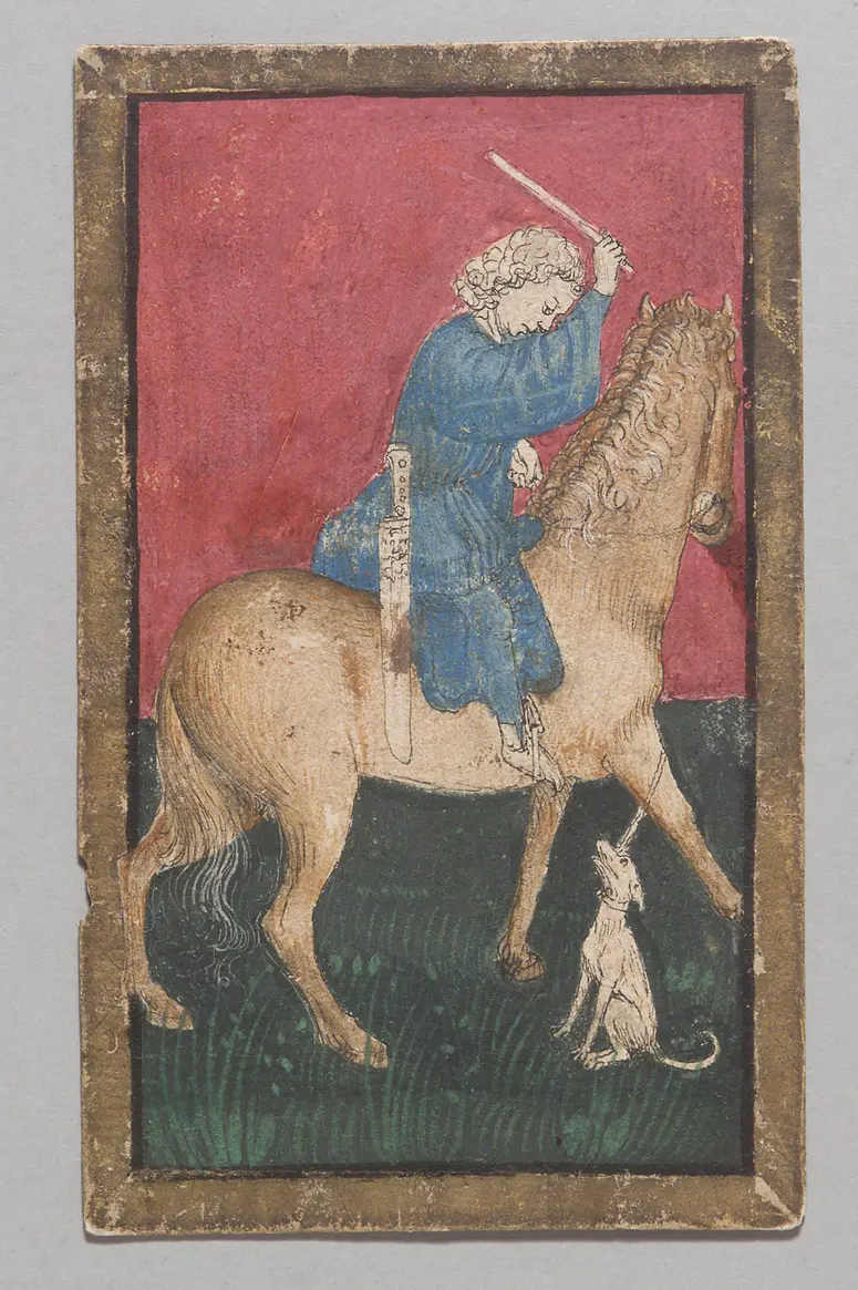 Playing card Hunting Dogs 