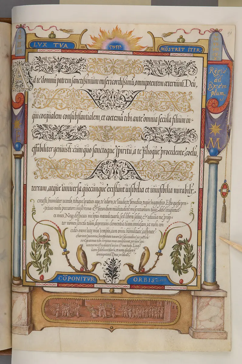 Schriftmusterbuch; 127 Blatt Pergament