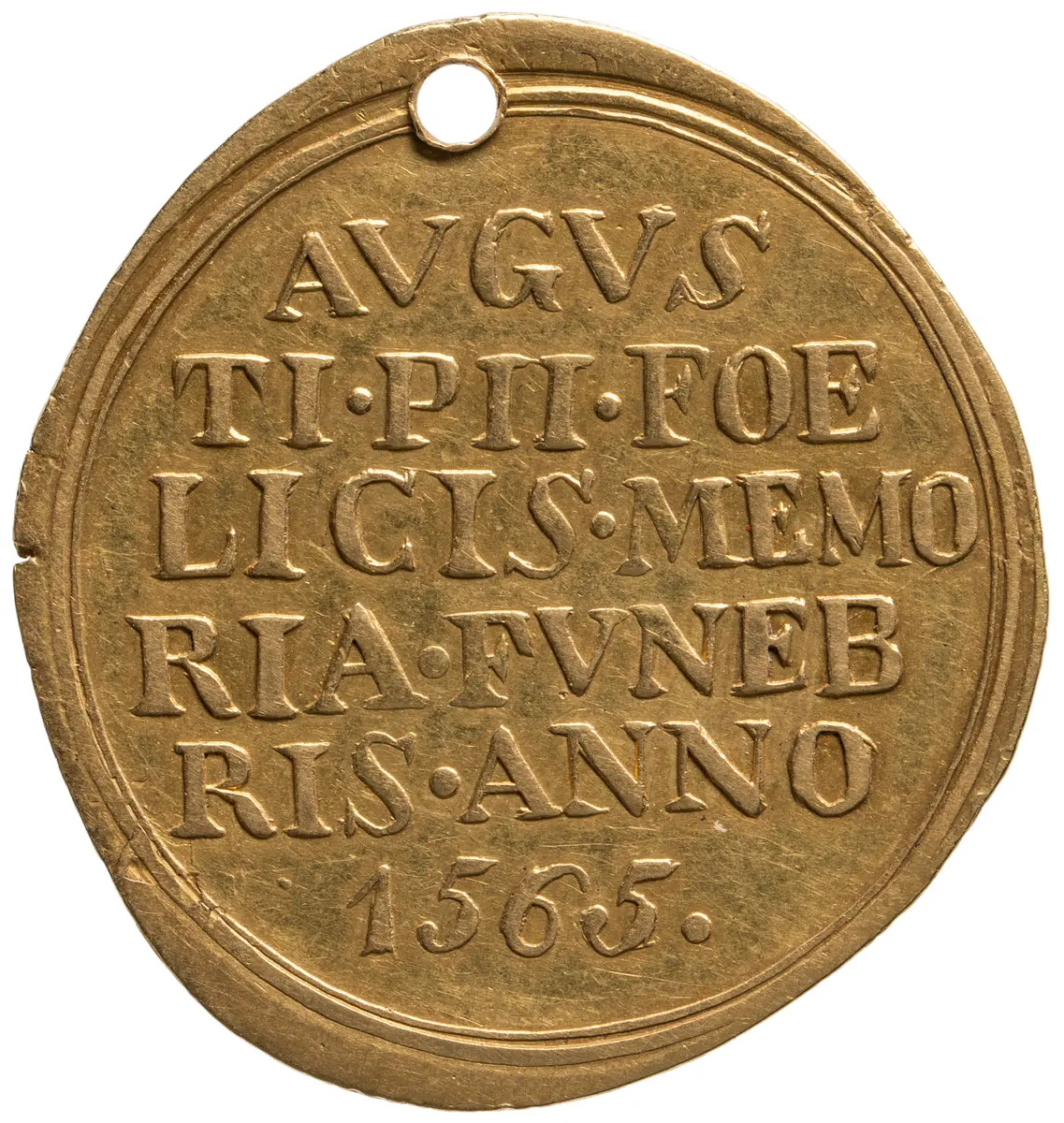 Ferdinand I: Medaille auf seine Bestattung in Prag