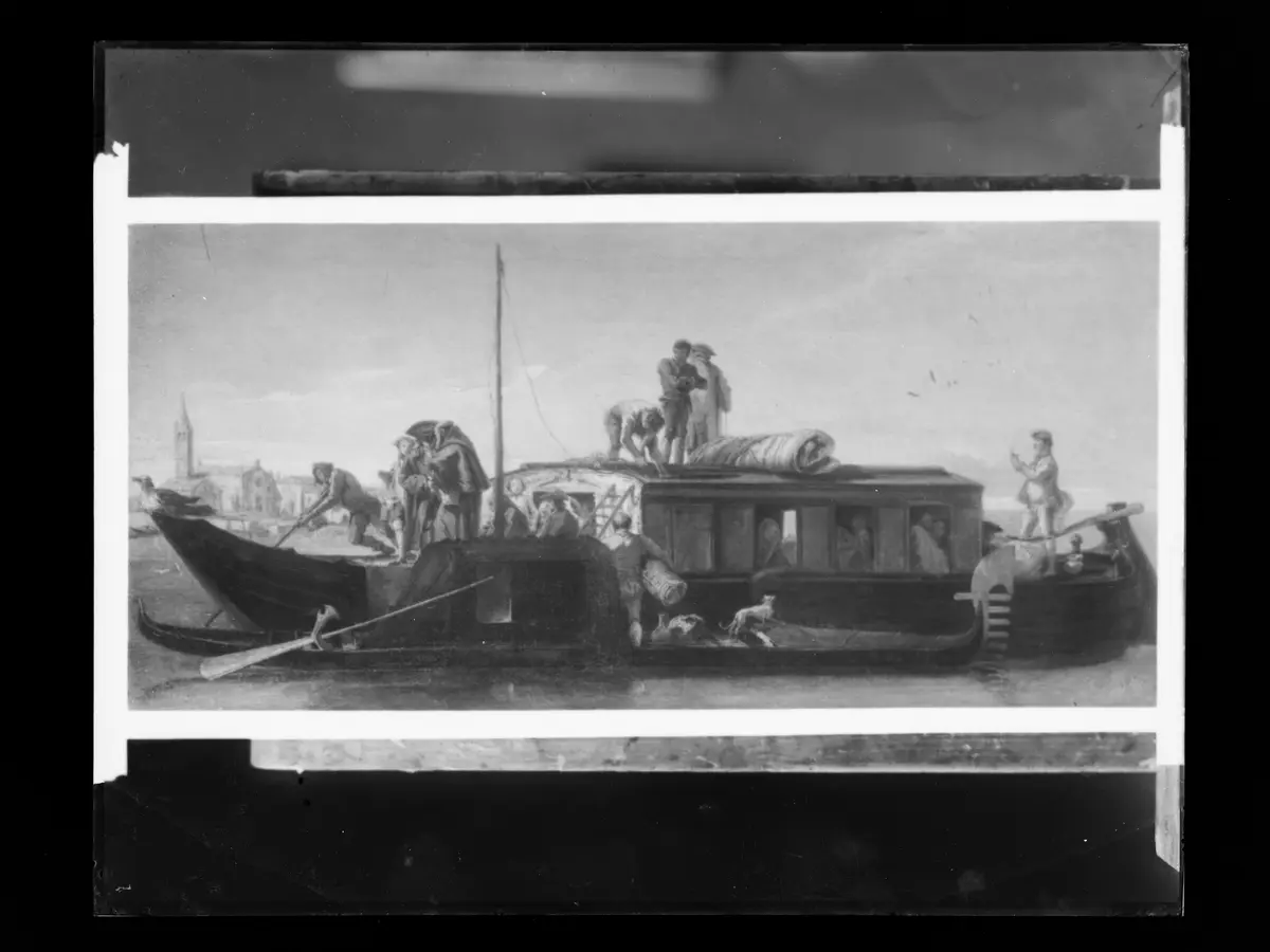 Venezianische Postbarke