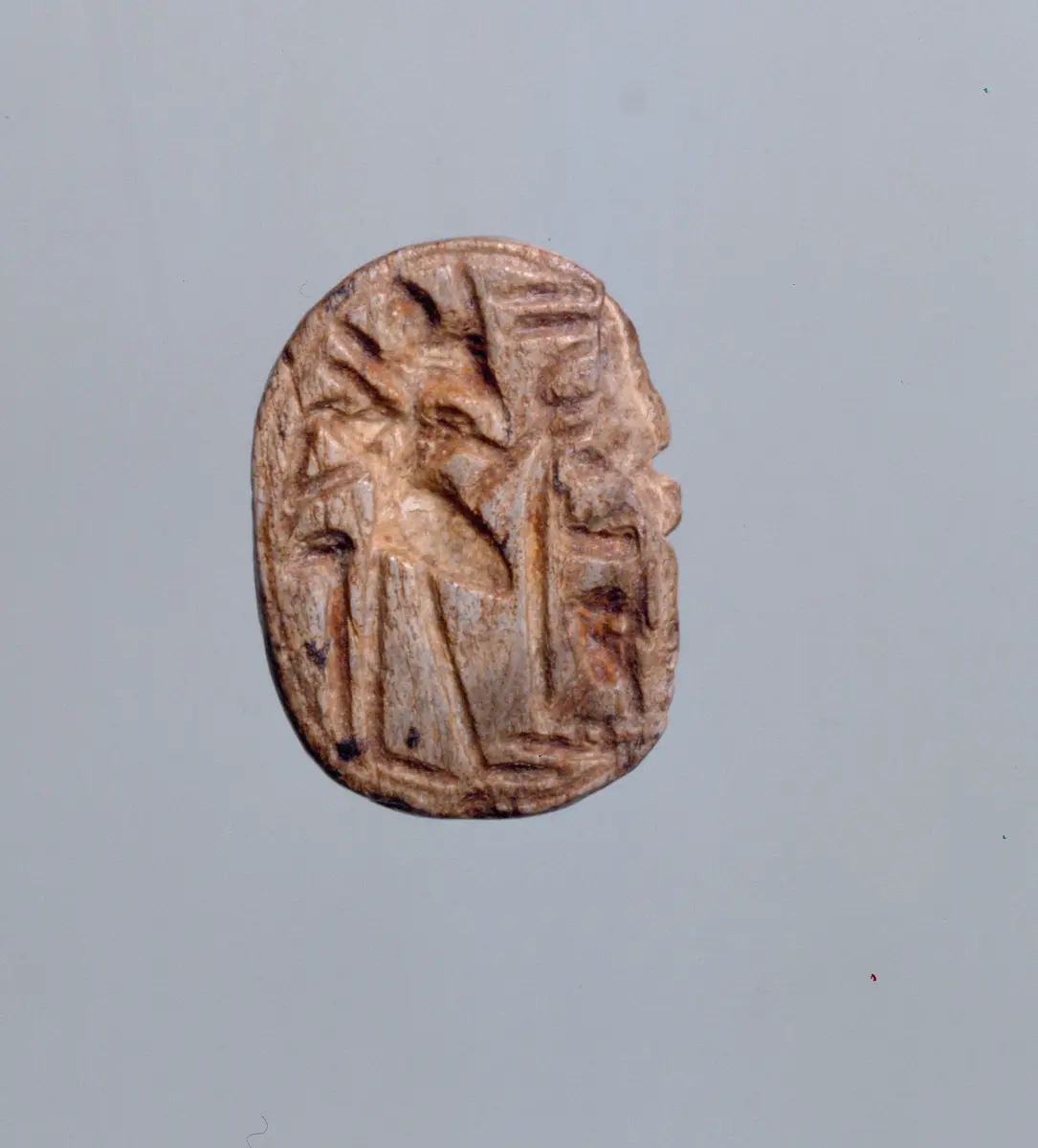 Skarabäus mit dem Namen des Königs Thutmosis III.