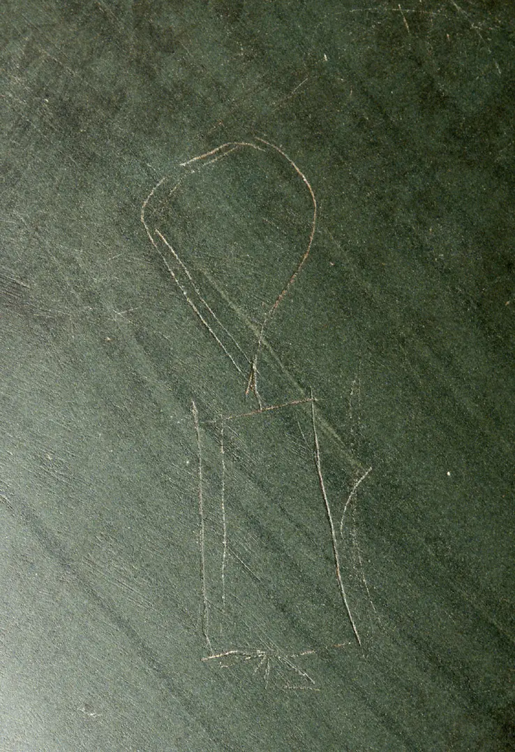 Hohe Schüssel mit Topfmarke