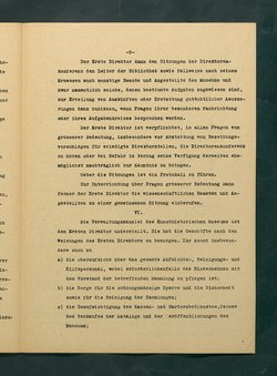 Dienstvorschrift für das Kunsthistorische Museum in Wien