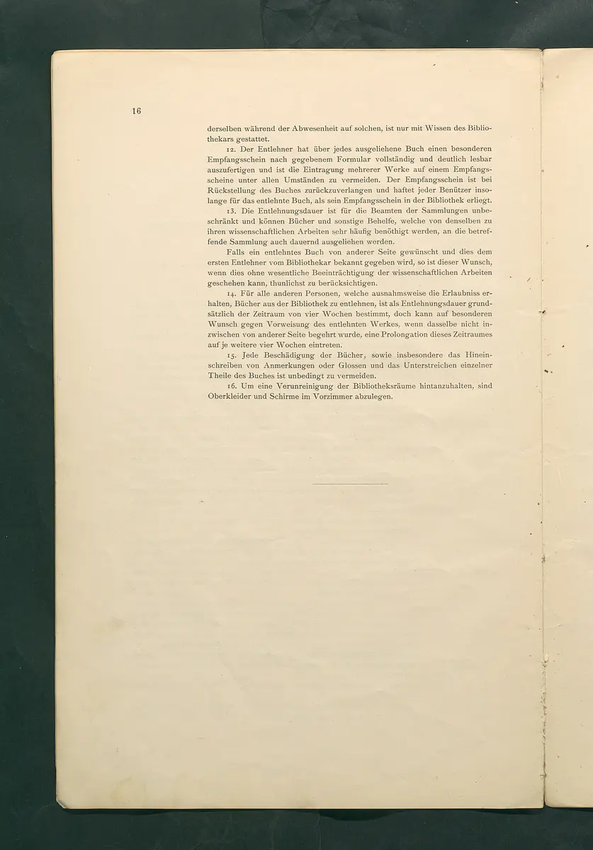Bestimmungen für den Dienstbetrieb in den kunsthistorischen Sammlungen des Allerhöchsten Kaiserhauses