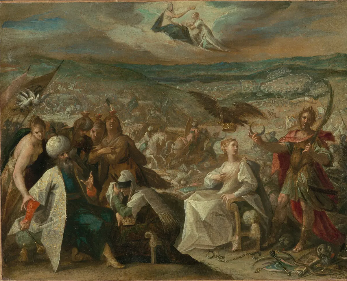 Allegorie auf die Eroberung von Stuhlweißenburg (Székesfehérvár)
