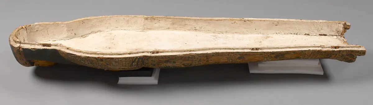 Deckel des mumienförmigen Innensarges des Anch-ef-en-mut