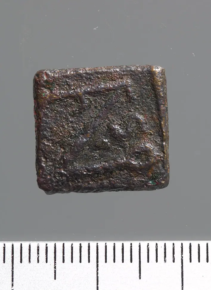 1 Nomisma, Büste und Monogramm