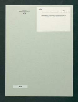 Dienstzeiten der Restaurieranstalt