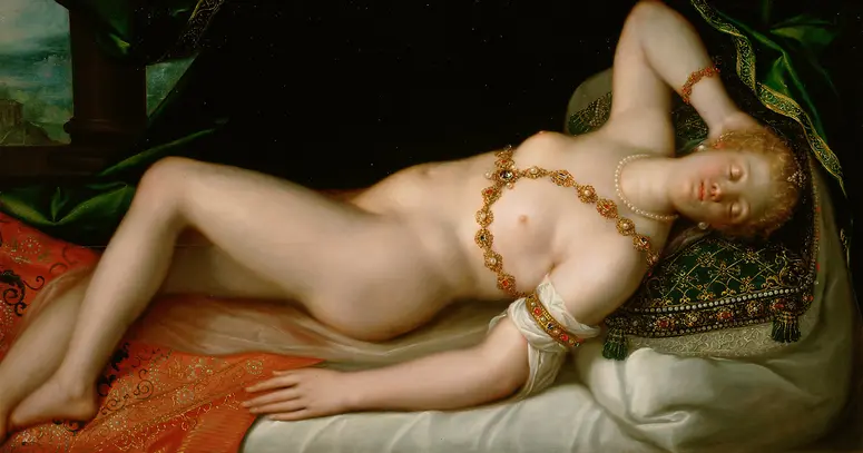 Liegende Frau (