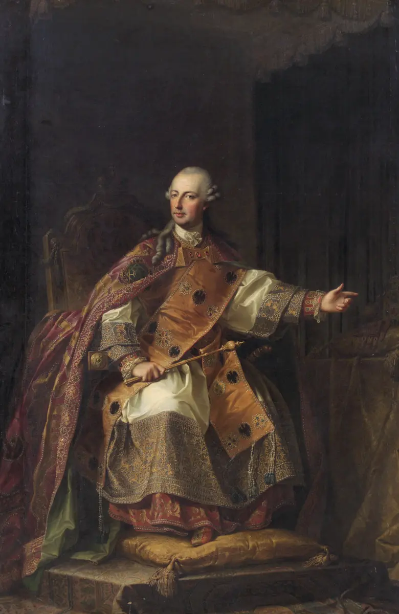 Kaiser Joseph II. (1741-1790) im deutschen Kaiserornat