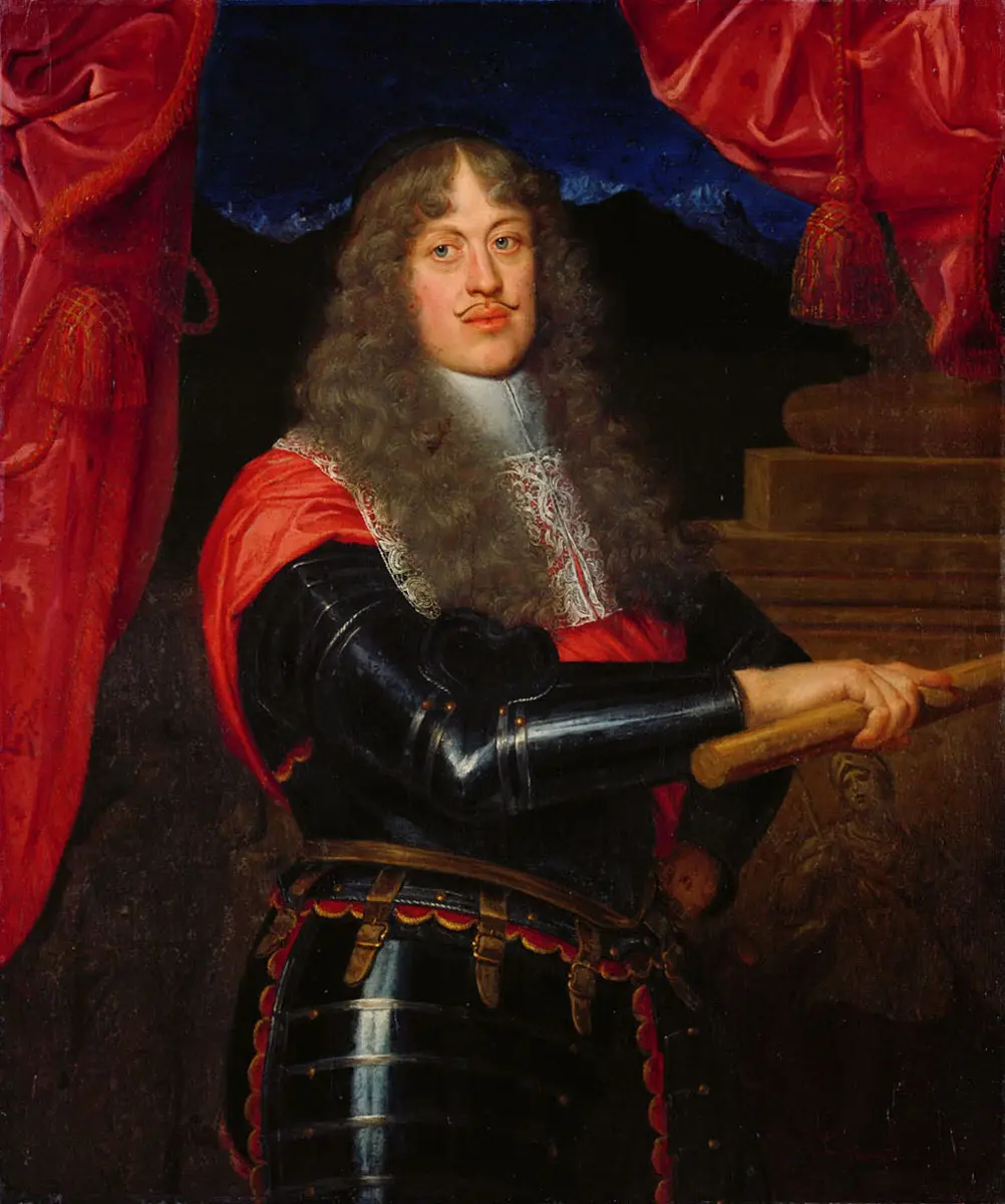 Erzherzog Sigismund Franz (1630-1665) im Harnisch, Kniestück