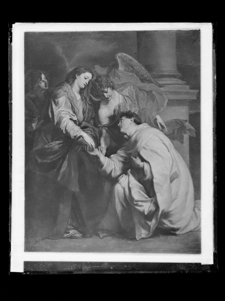 Mystische Verlobung des heiligen Hermann Joseph mit Maria