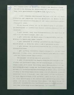 Weisungen für wissenschaftliche Beamte der öffentlichen Kunstverwaltung betreffend Wahrung der Standesehre bei außerordentlicher Anwendung ihrer Berufskenntnisse