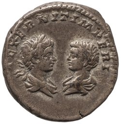 Iulia Domna mit Antoninus III. (Caracalla) und Geta (Caesar)