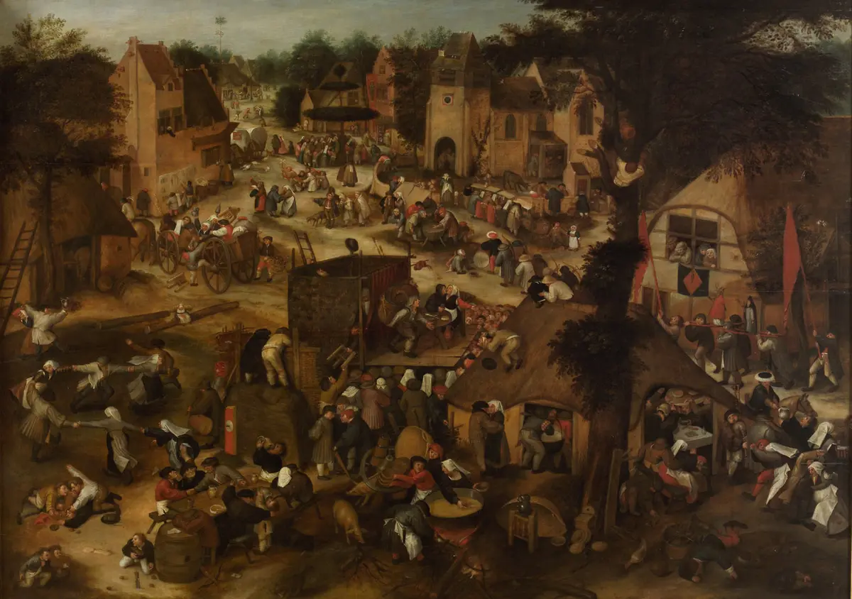 Kirchweih mit Theater und Prozession