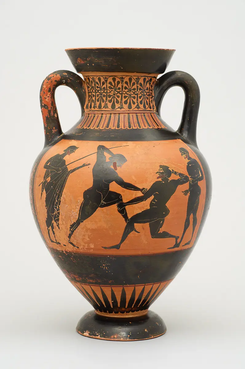 Pseudo-Panathenäische Preisamphora mit Athena