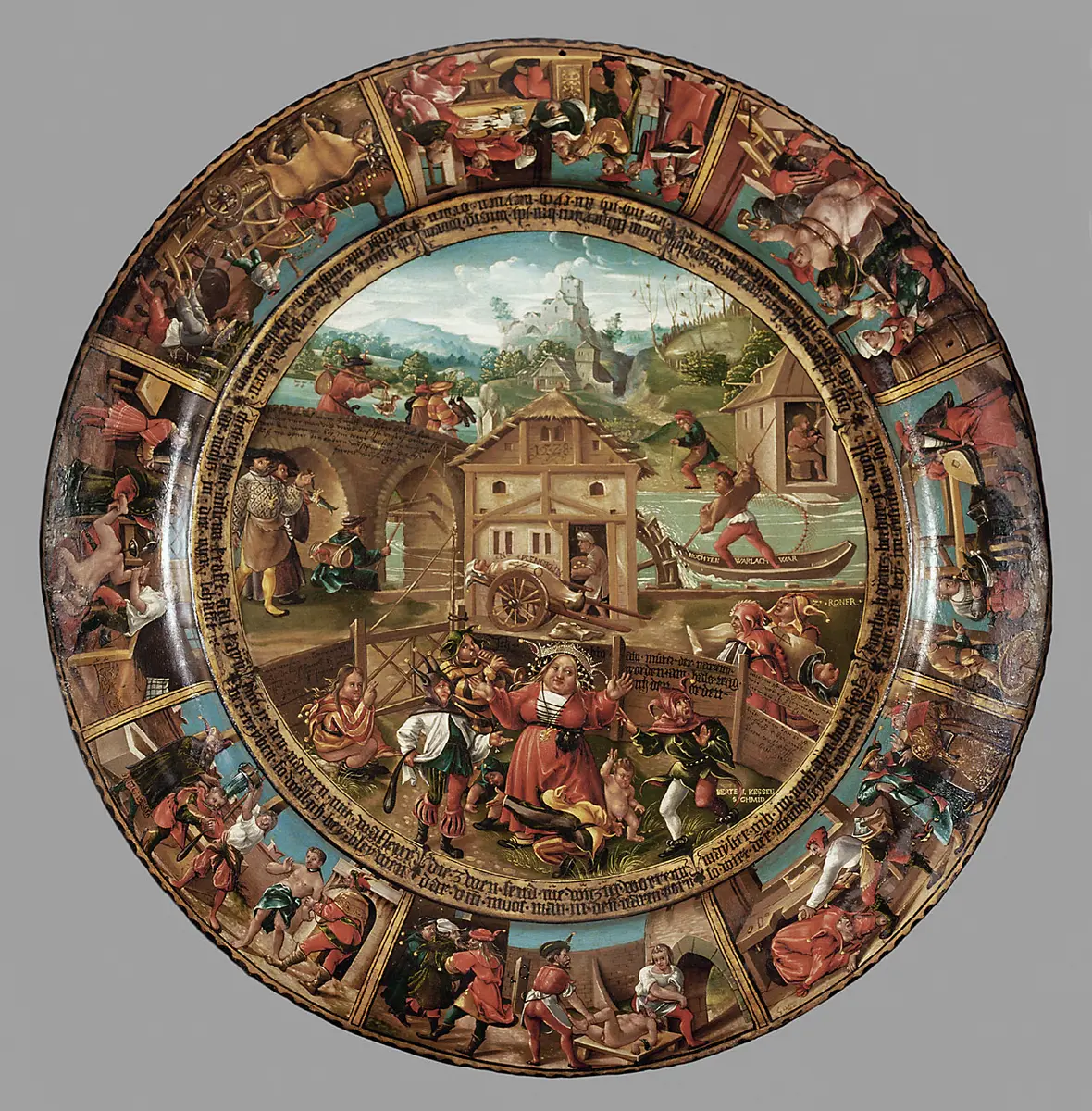 Teller; Miniatur, Narrenteller