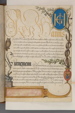 Schriftmusterbuch; 127 Blatt Pergament