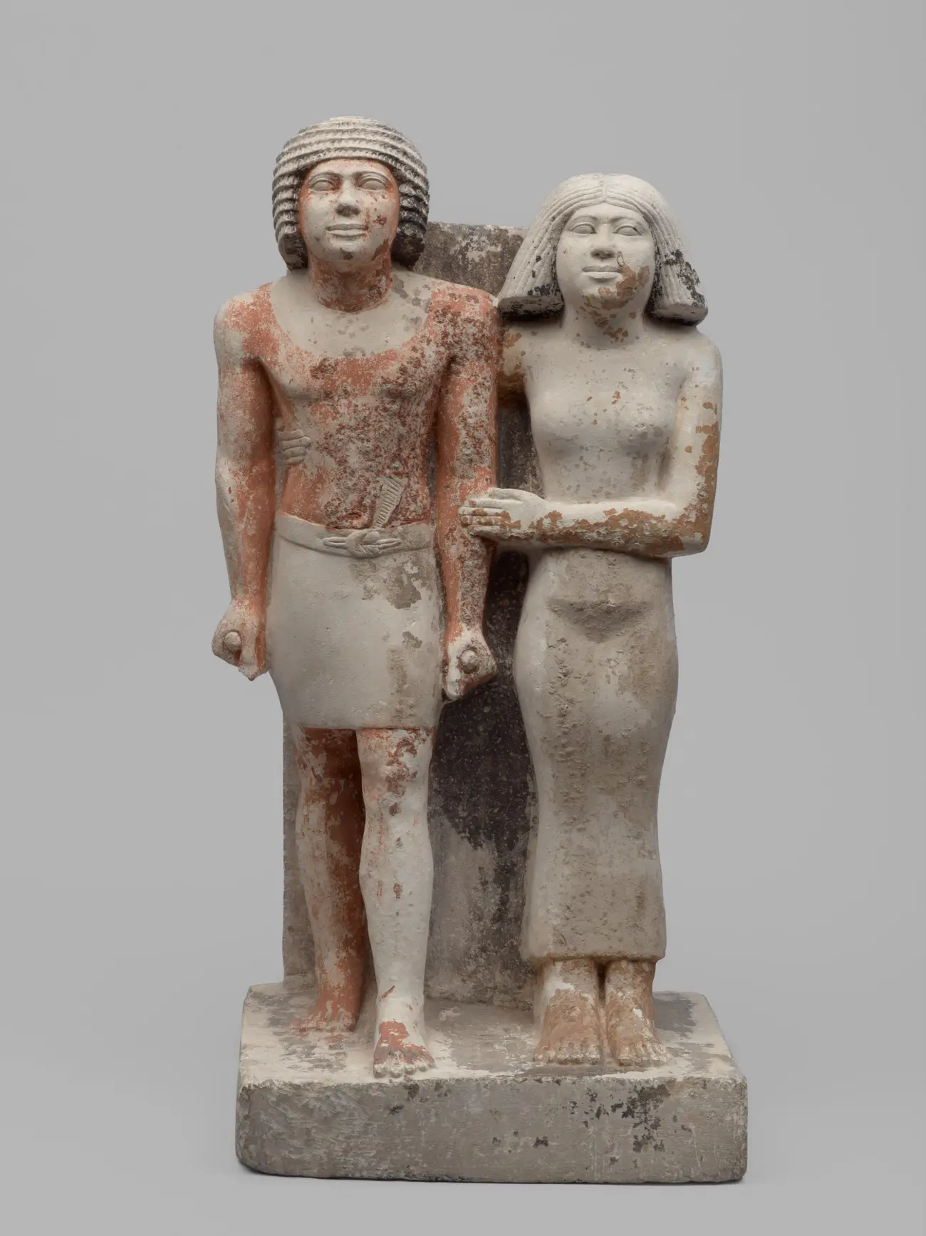 Statue group of Kai-pu-ptah and Ipep