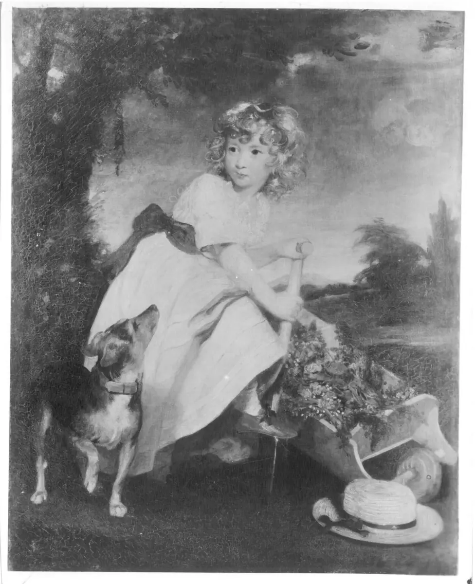 Mädchen mit Hund